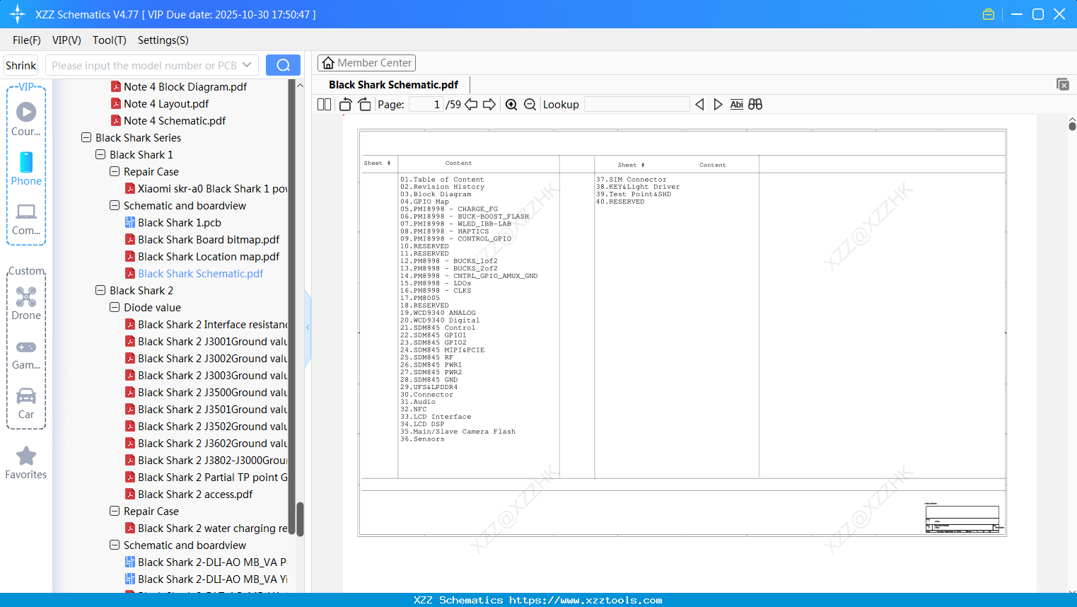 Xiaomi Black Shark Schematic